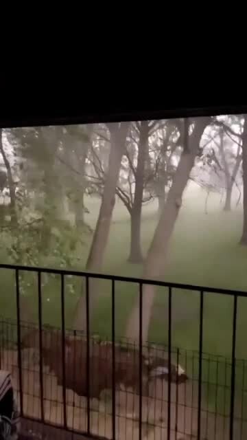 Storm Damage in Green Bay - Video: Stephen Thyssen