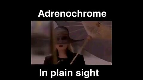 Adrenochrome in plain sight...