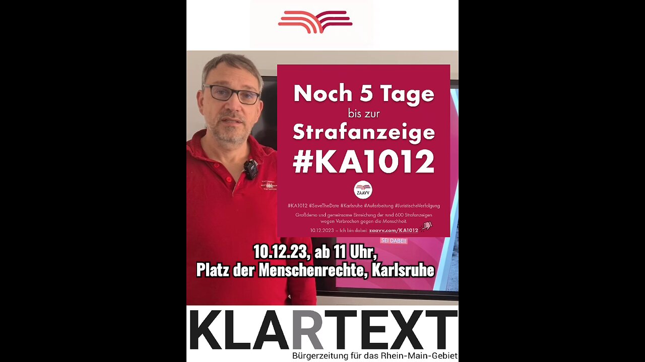 Rechtsanwalt Ralf Ludwig vom ZAAVV zu #KA1012