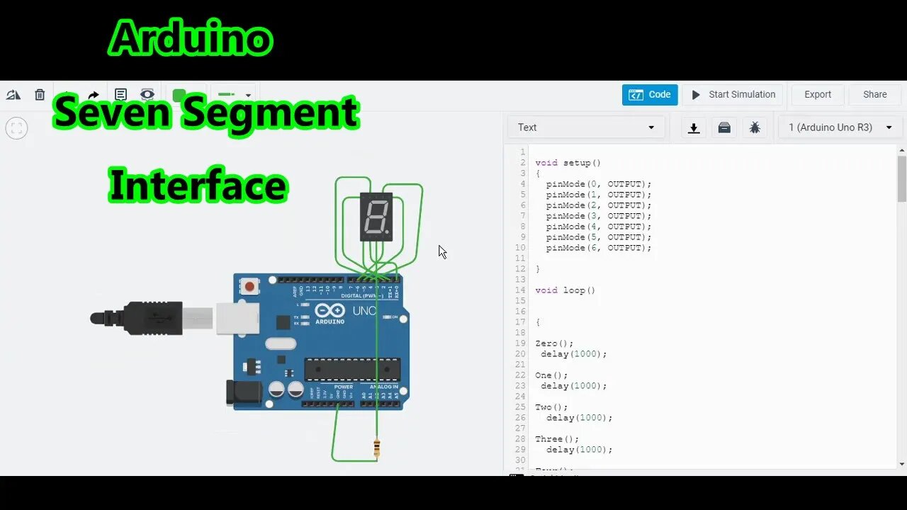 Arduino Seven Segment Interfacing for Complete Beginner