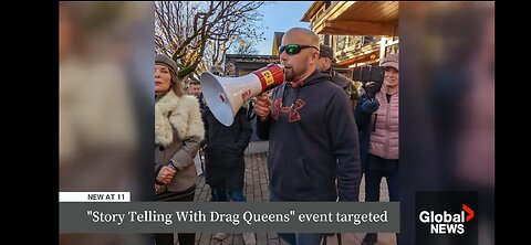 Drag story time rally in Kitslano November 25 2023
