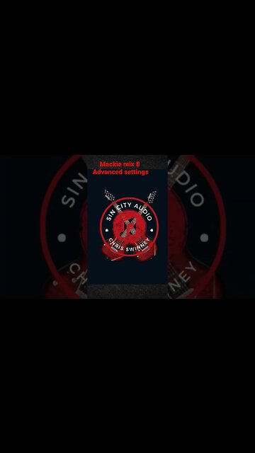 Mackie mix 8 advanced settings