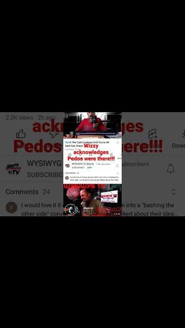 Wysiwyg acknowledges that Pedos were there in 1776 Camp