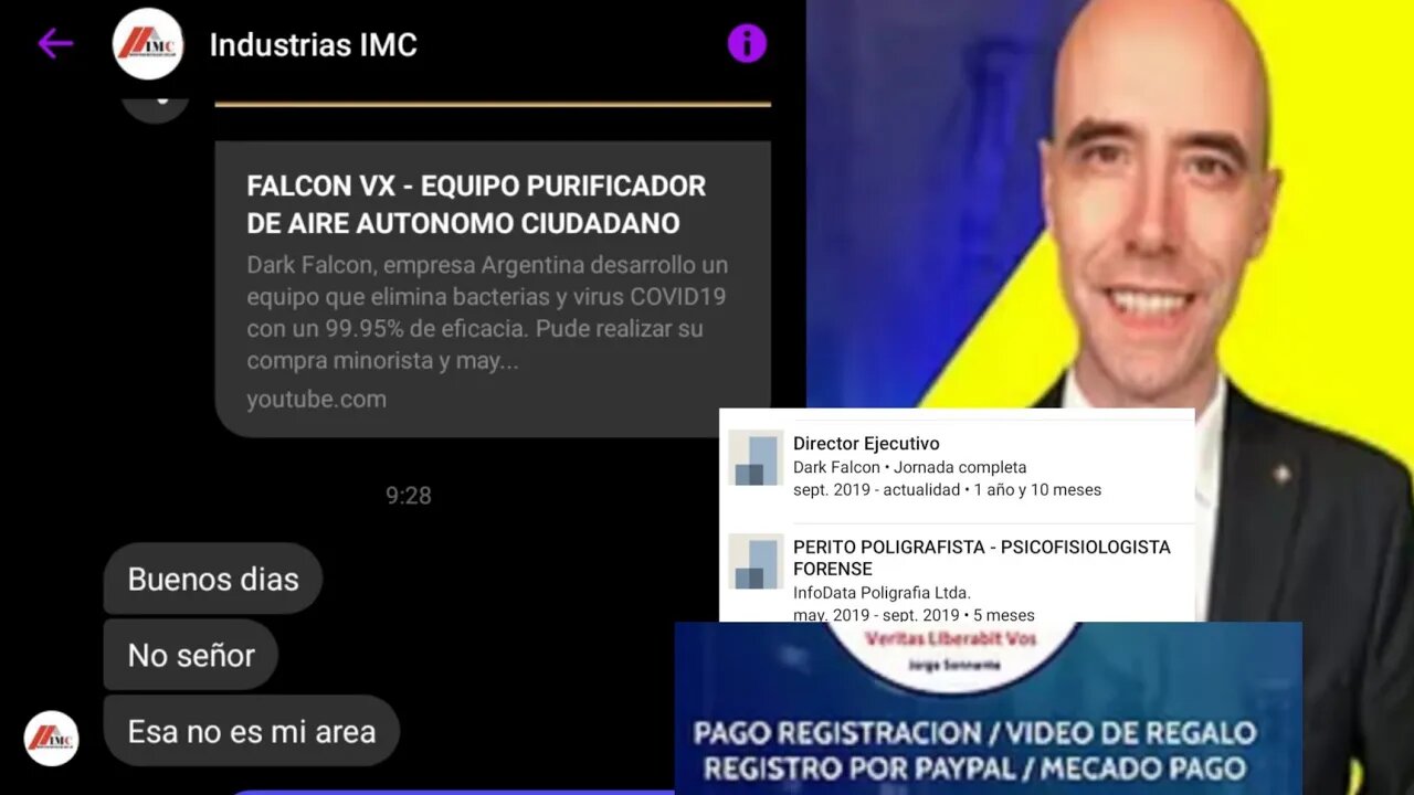 Me respondieron de industrias IMC!!! - Jorge Sonnante MIENTE NUEVAMENTE!!