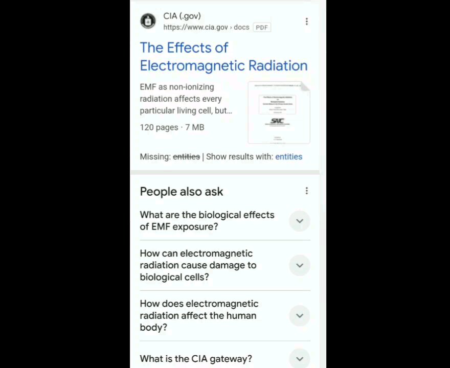 CIA Documentation on the Effects of Radio Waves