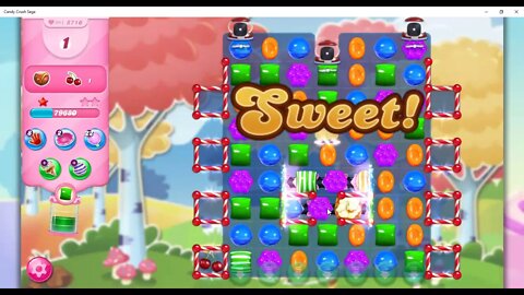 Candy Crush Level 5716 Talkthrough, 26 Moves 0 Boosters