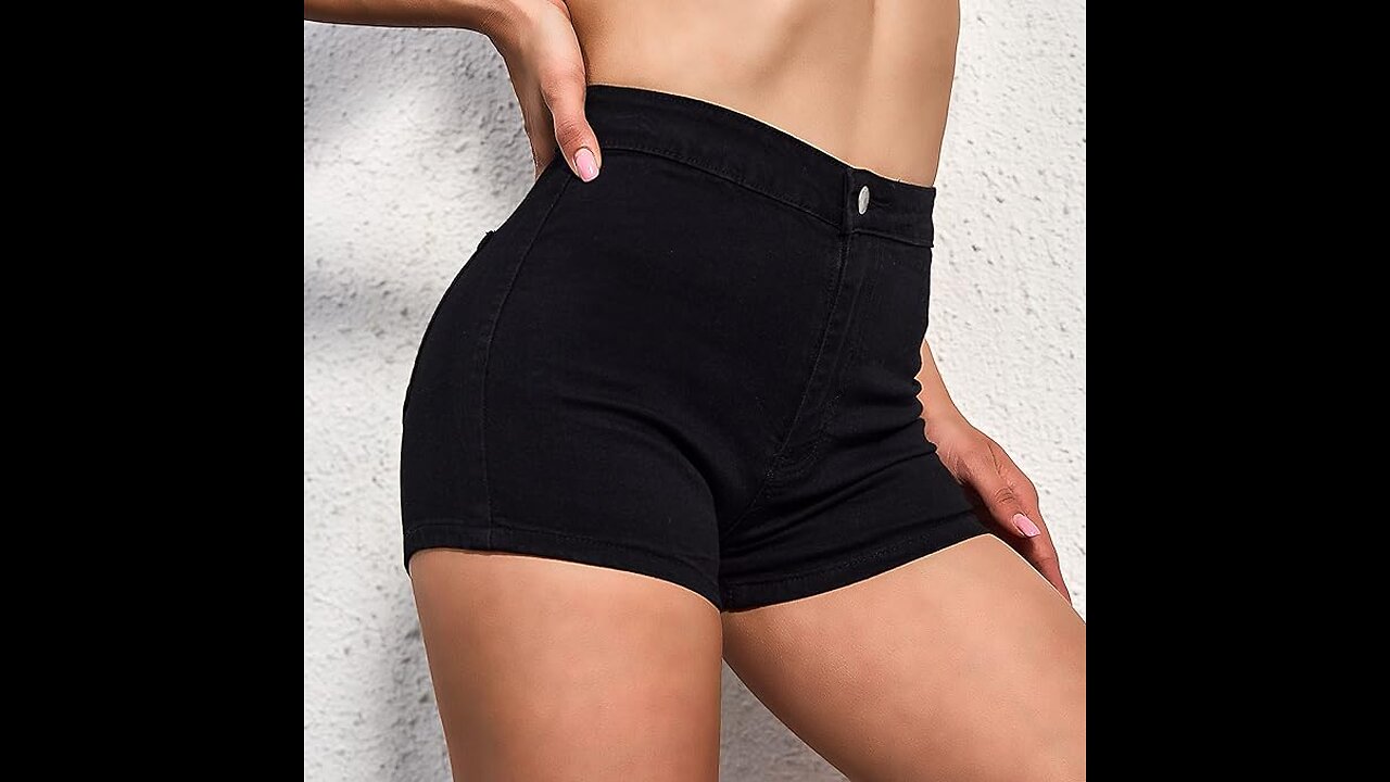 Womens Jean Shorts Summer Butt Lift Shorts | Review, Fshion, workout