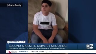 Second teen arrested in drive-by-shooting that left a 15-year-old dead