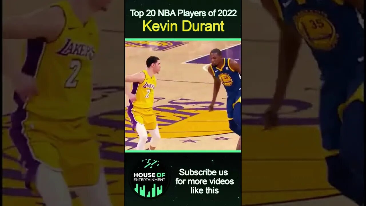 Kevin Durant swifts through the top NBA Player in 2022 | Top NBA Players #Shorts