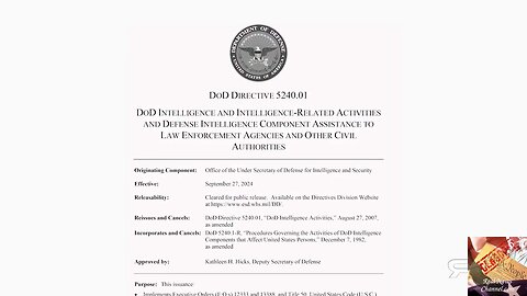 DoD Authorizes Lethal Force Against Americans + Election Tampering!