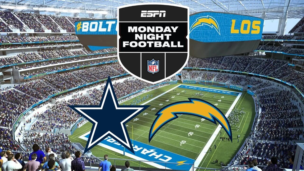 Cowboys @ Chargers: MNF LIVE REACTION & COMMENTARY #nfl #mnf #cowboys #chargers