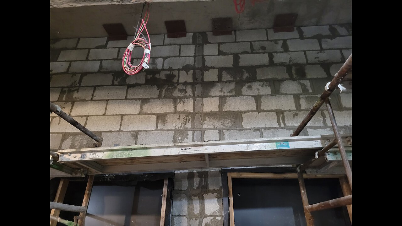 Block Masonry Elevator Shaft Door Infil