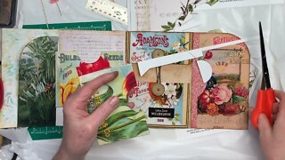 #9 Wisdom Journal Attaching the left flaps