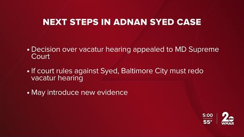 Appellate court refuses to reconsider ruling reinstating Adnan Syed sentence