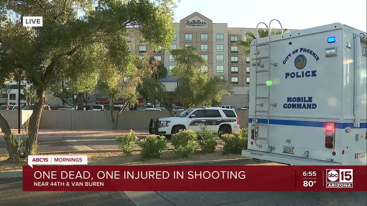 PD: Two shot at Phoenix hotel near 44th and Van Buren streets