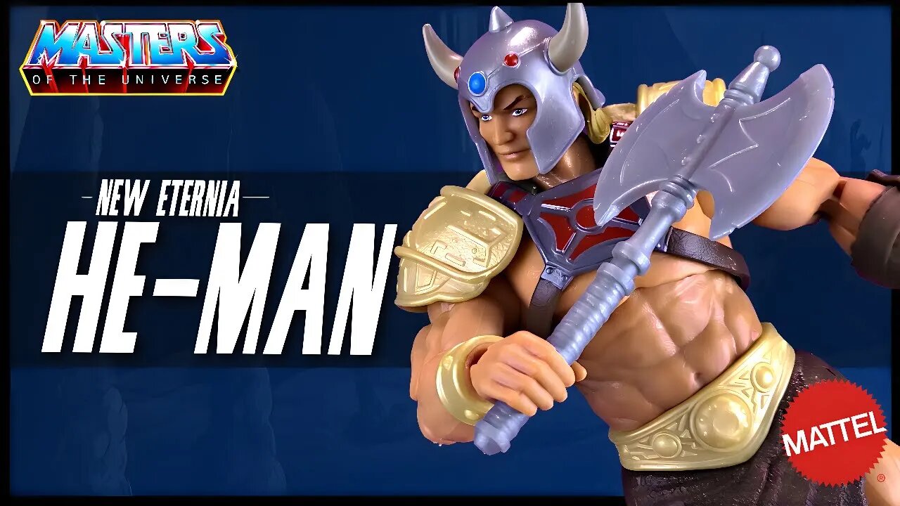 Mattel Masters of the Universe New Eternia He-Man Figure @The Review Spot