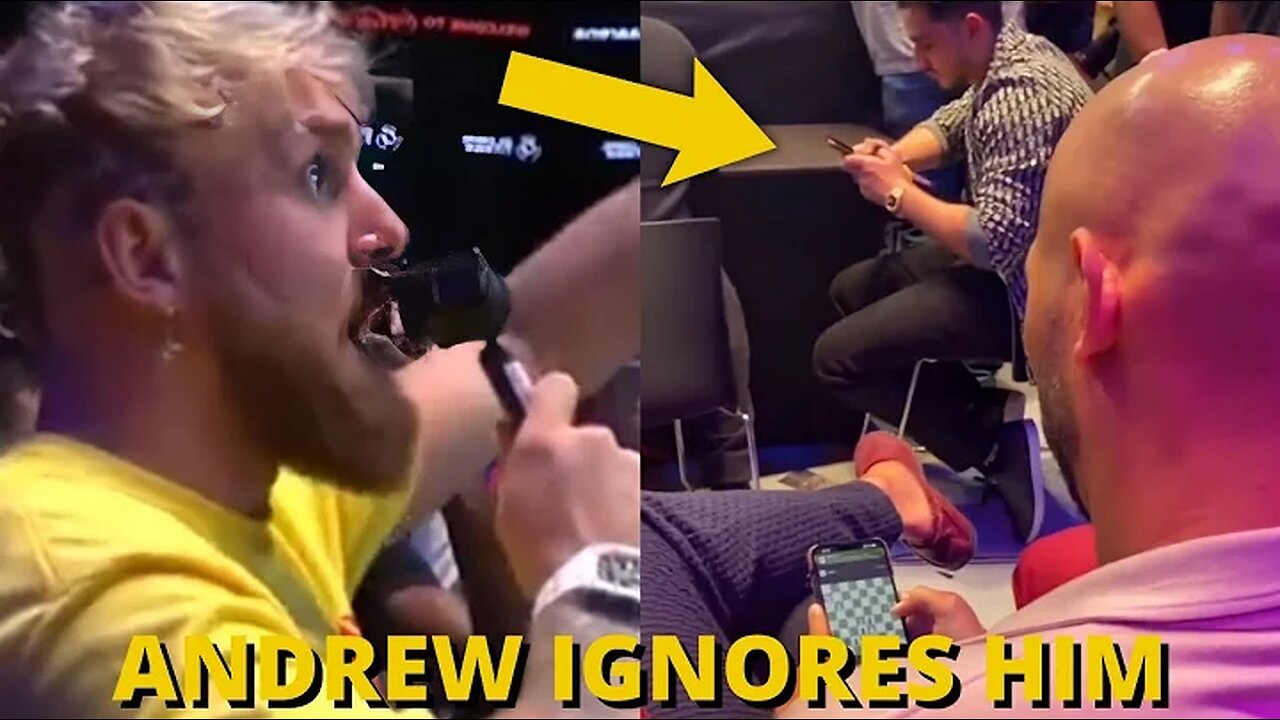 Andrew Tate completely ignores Jake Paul calling him out after Mayweather vs Deji