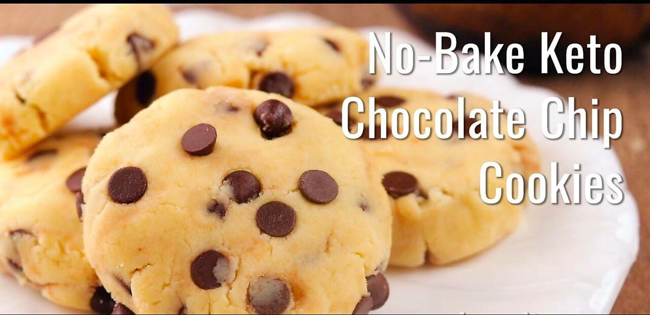 Non Bake Keto Chocolate chip Cookies | Keto Diet | Keto Recipe