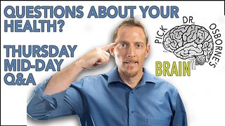 Questions about your health? Answers here! - PDOB Thursday Q&A