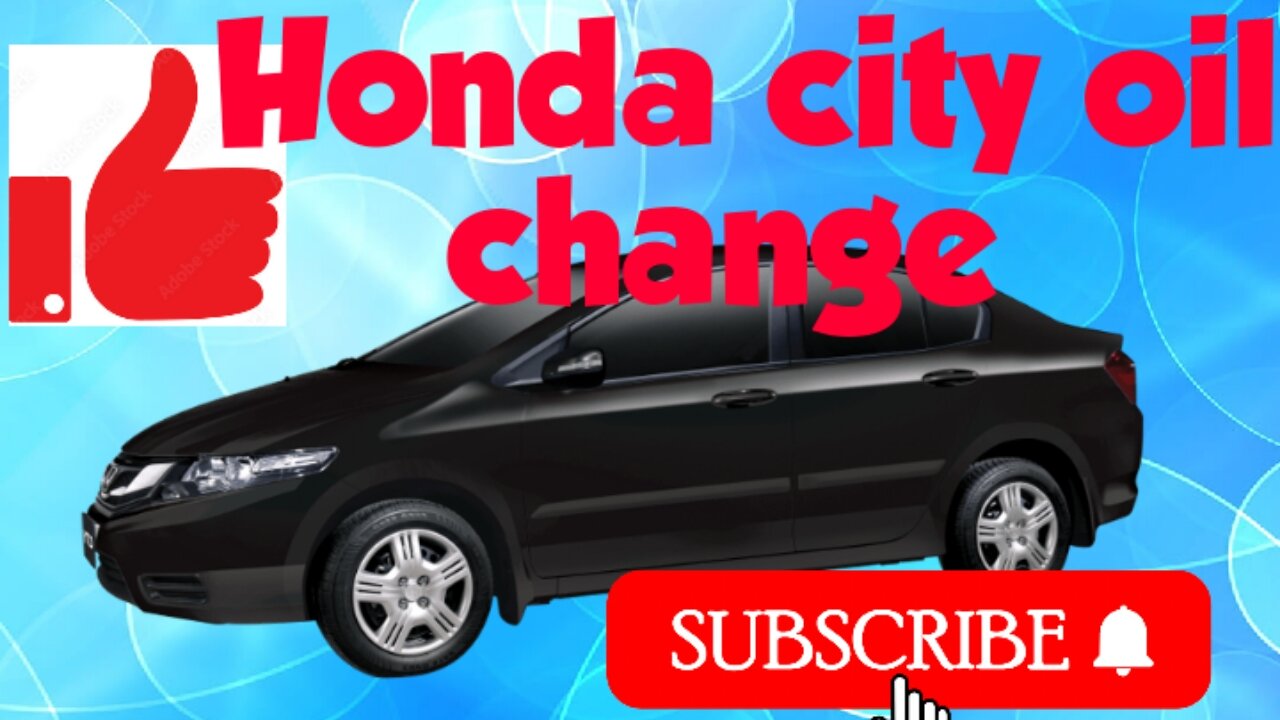 Honda city oil change