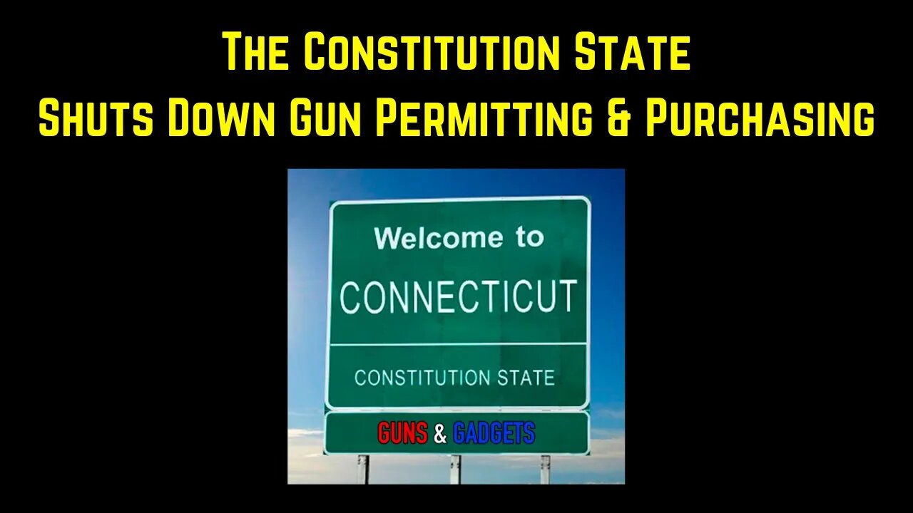 The Constitution State Shuts Down Gun Permitting & Purchase System