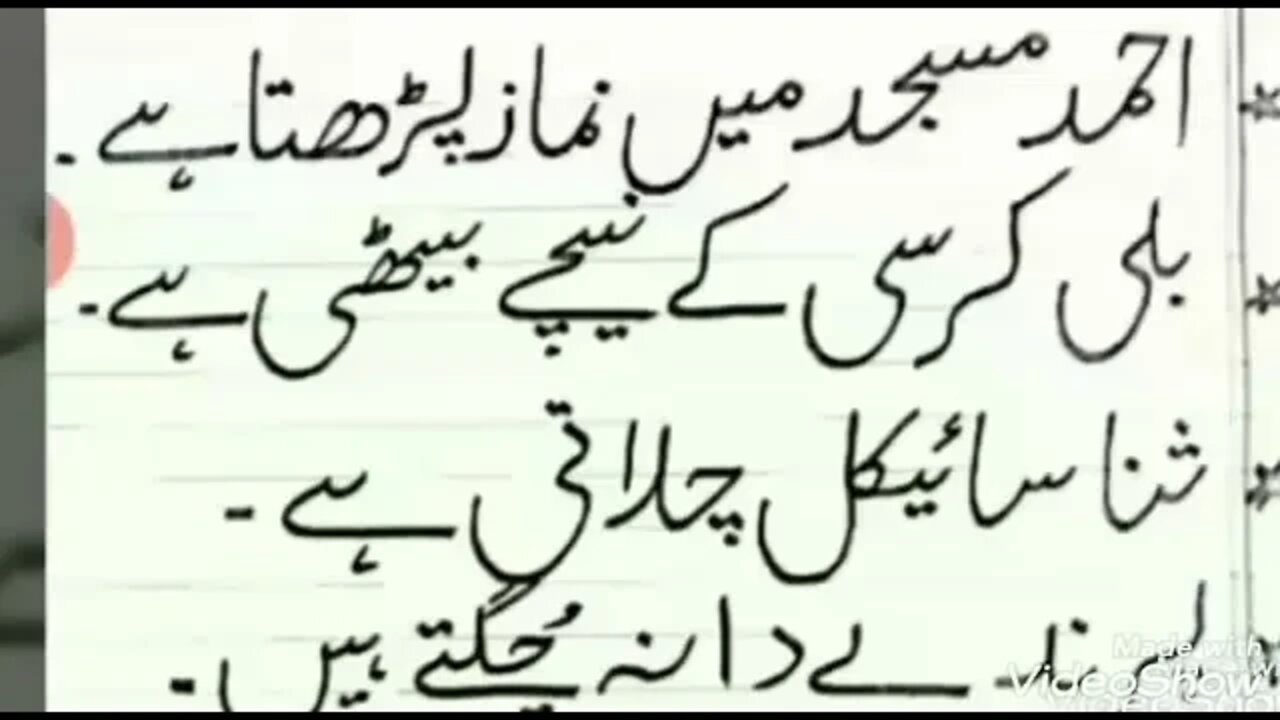 Class II Urdu B Lec 1 ism