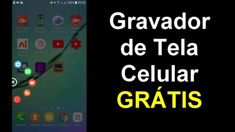 AZ Screen Recorde para Gravar a tela do Celular