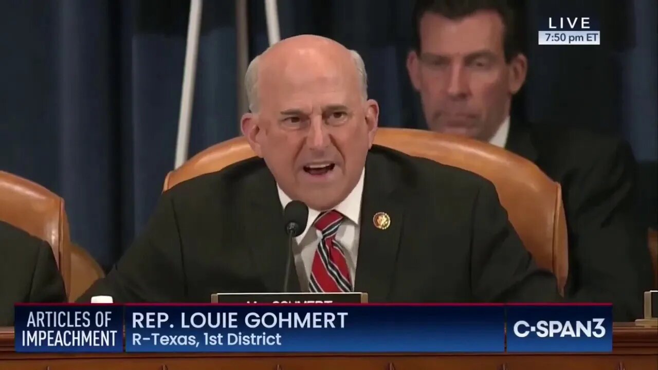 Gohmert Rails Against Injustices in House Impeachment Investigation