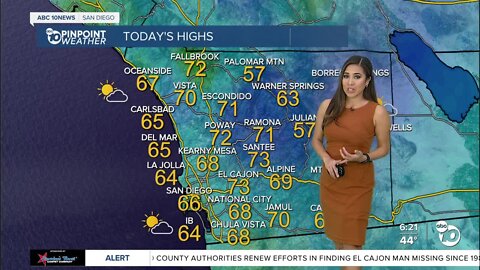 ABC 10News Pinpoint Weather with Weather Anchor Vanessa Paz