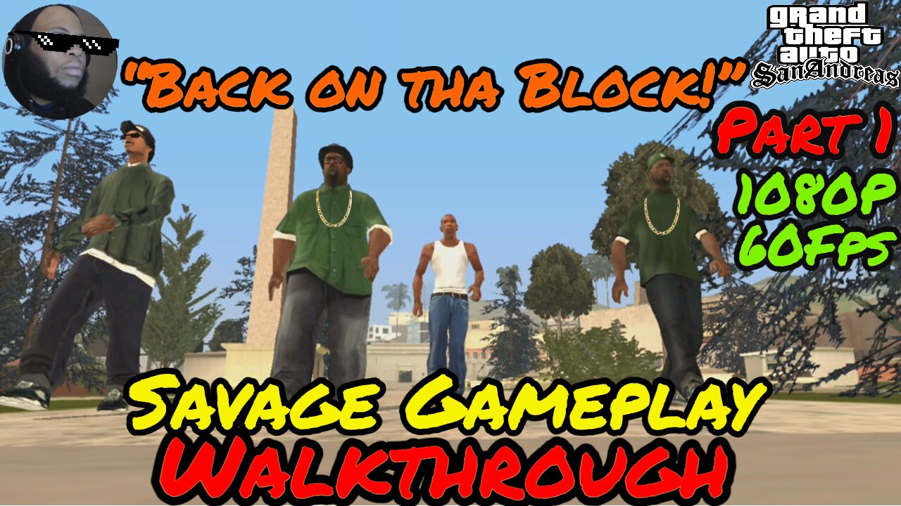 Gta San Andreas Gameplay Walkthrough Full Game (Part 1) 1080P60FPS