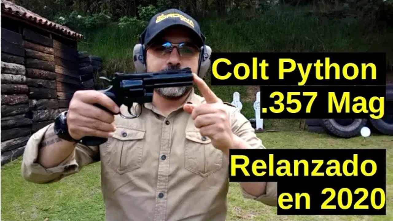 Con ustedes: el Colt Python 357 de 4" (9×33 mm/R) vuelto a producir en 2020!