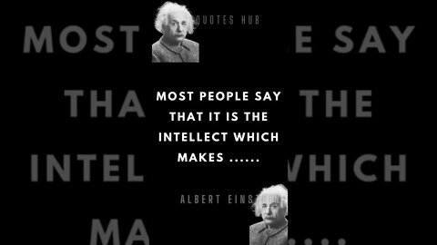 Wise Albert Einstein Quote - Wisdom from the Genius || #quotes || #shorts || #Quotes Hub