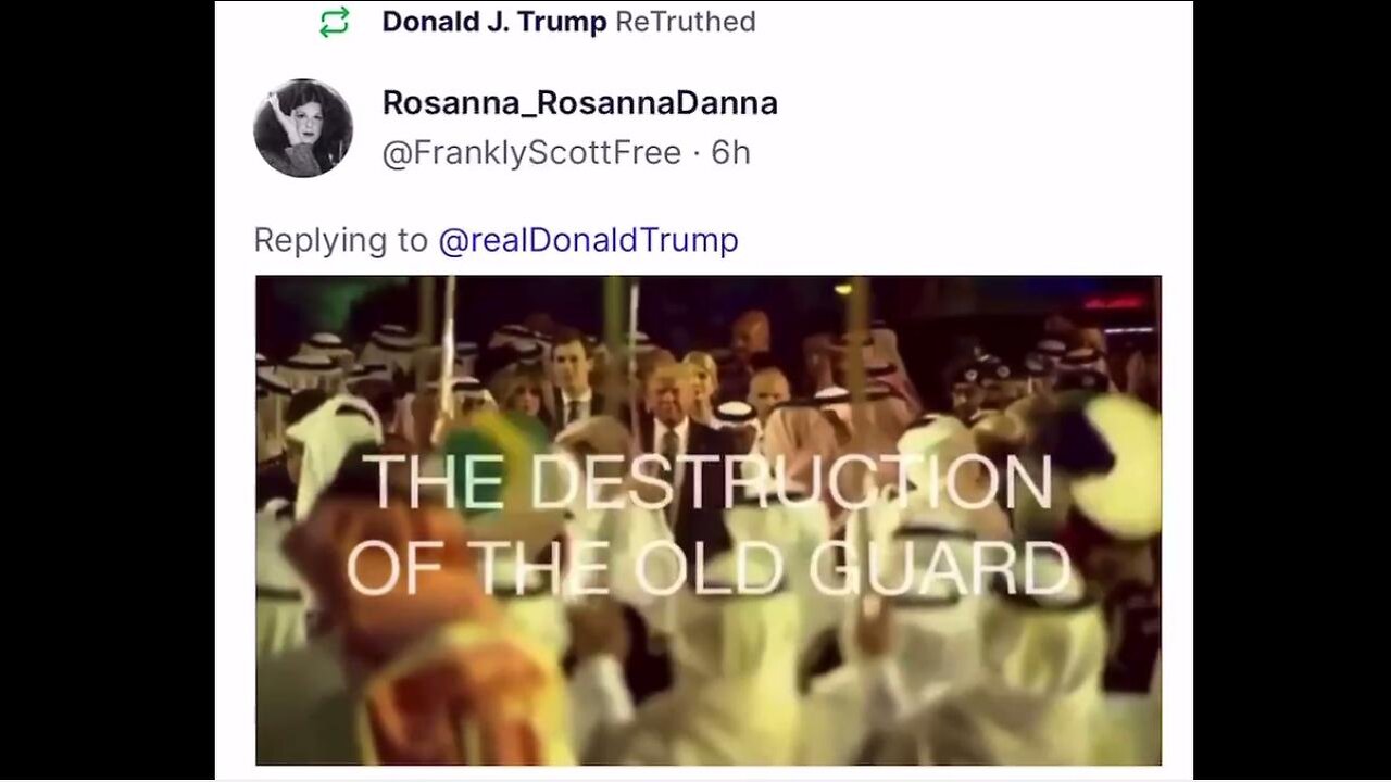 🇺🇸 President Trump Retruthed This Video Today 👀 "WE ARE WITNESSING THE DESTRUCTION OF THE OLD GUARD" 6.10.23