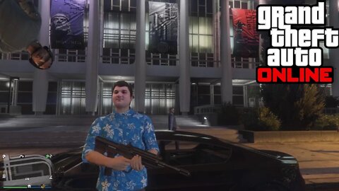 Grand Theft Auto Online| Part 5| Kollan the Jewel Theif and Hunter race back to the bunker