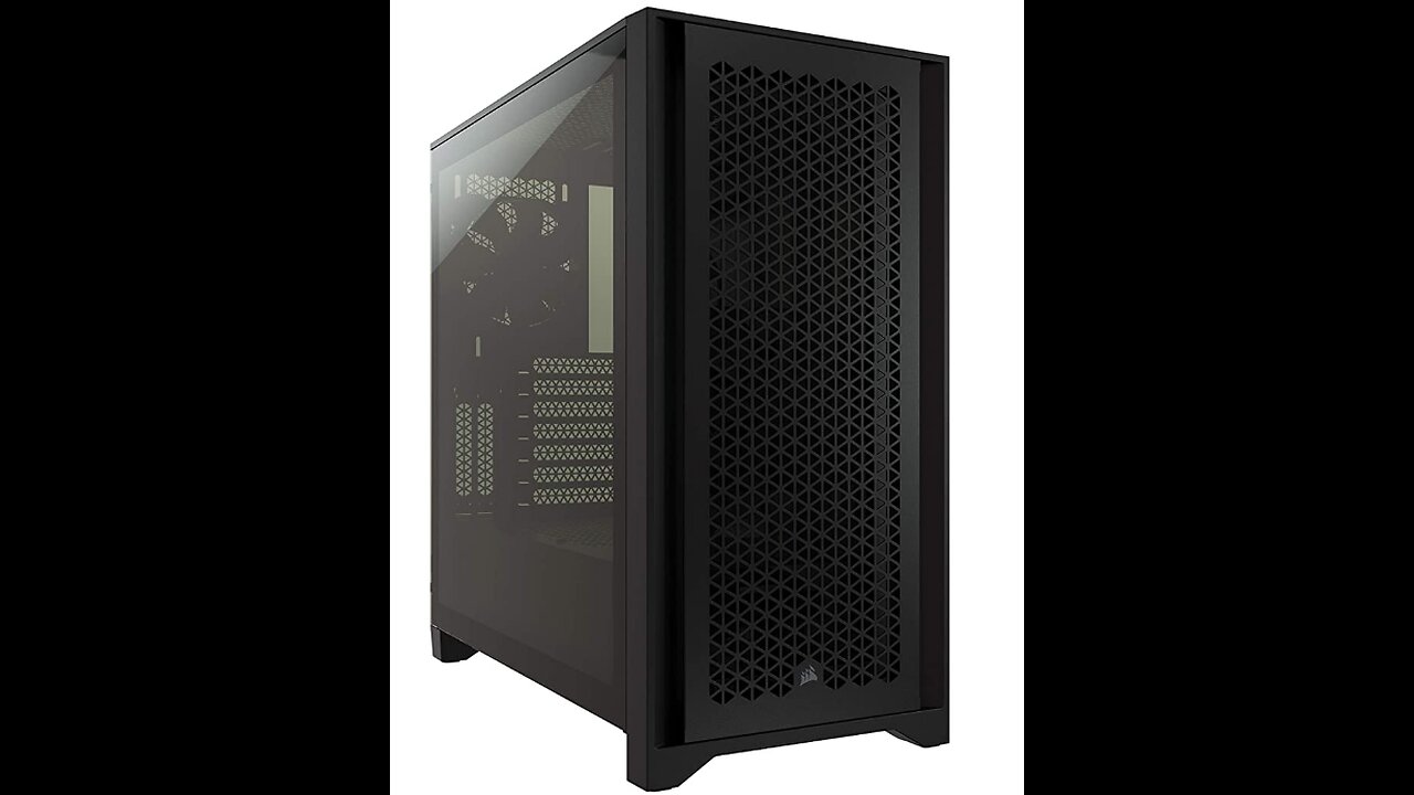 Corsair 4000D Airflow Tempered Glass Mid-Tower ATX PC Case - Black