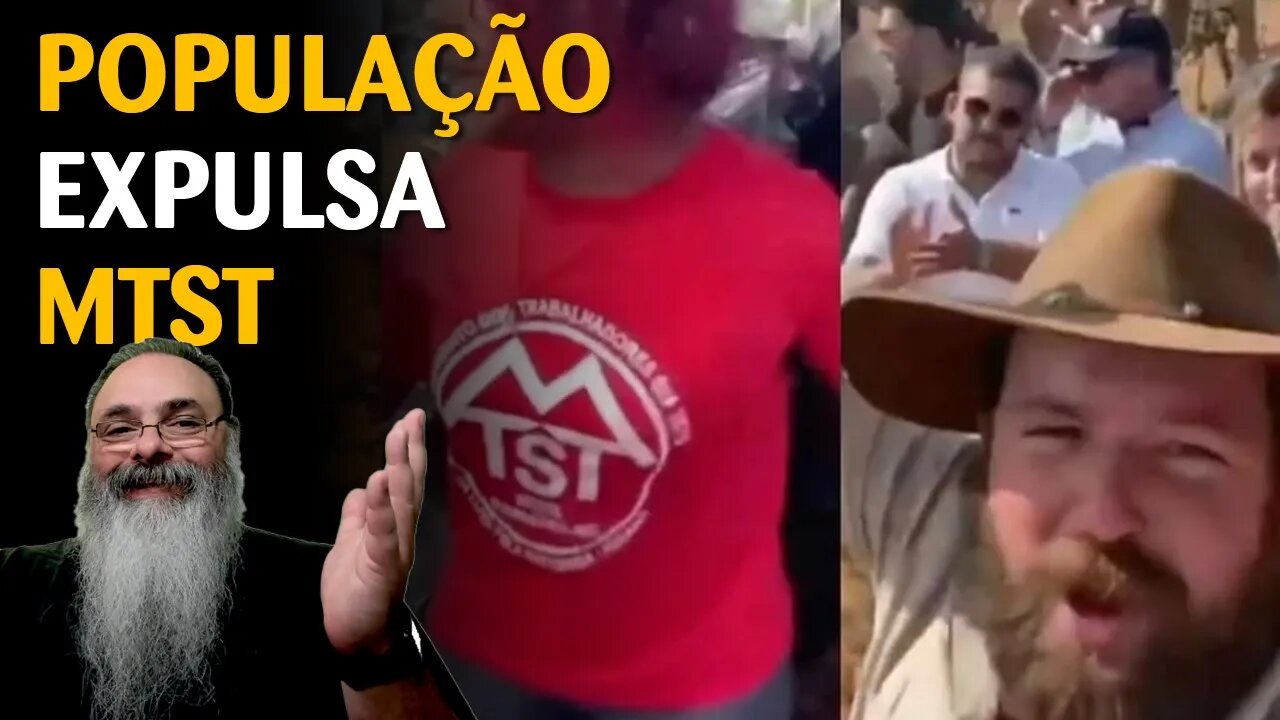 POPULAÇÃO expulsa integrantes do MTST do BOULOS que tentavam invadir PROPRIEDADE PRIVADA