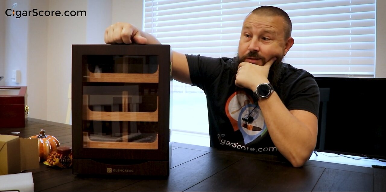 MET-1031 classic humidor cabinet unboxing video from @CigarScoreTV