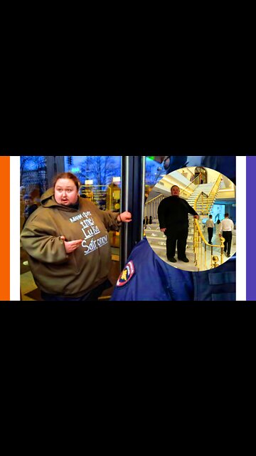 McDonald's Lover Chains Himself To Door In Moscow