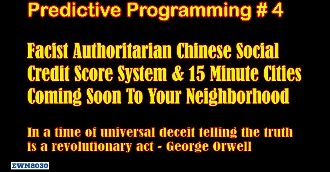 Predictive Programming #4