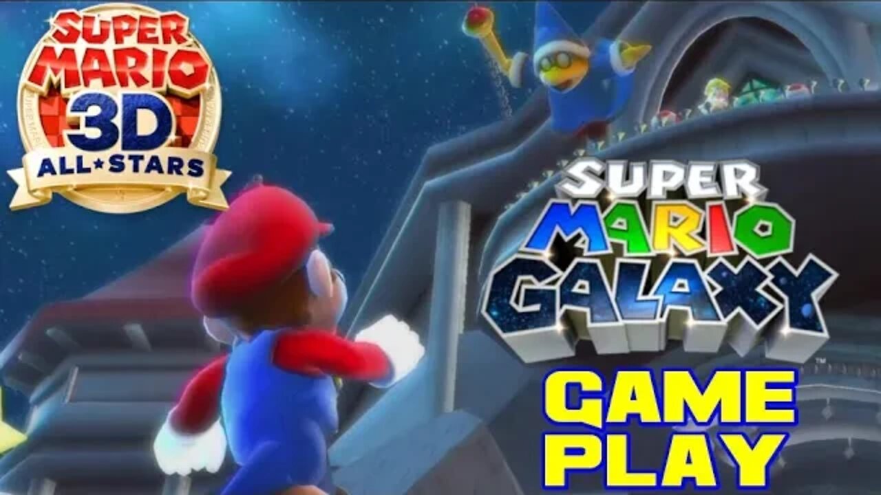 Super Mario 3D All-Stars - Super Mario Galaxy - Nintendo Switch Gameplay 😎Benjamillion