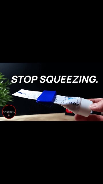 ✋ STOP Squeezing - EASY 3D Print Lifehack - Toothpaste Tube Squeezer 3D Print | #Shorts