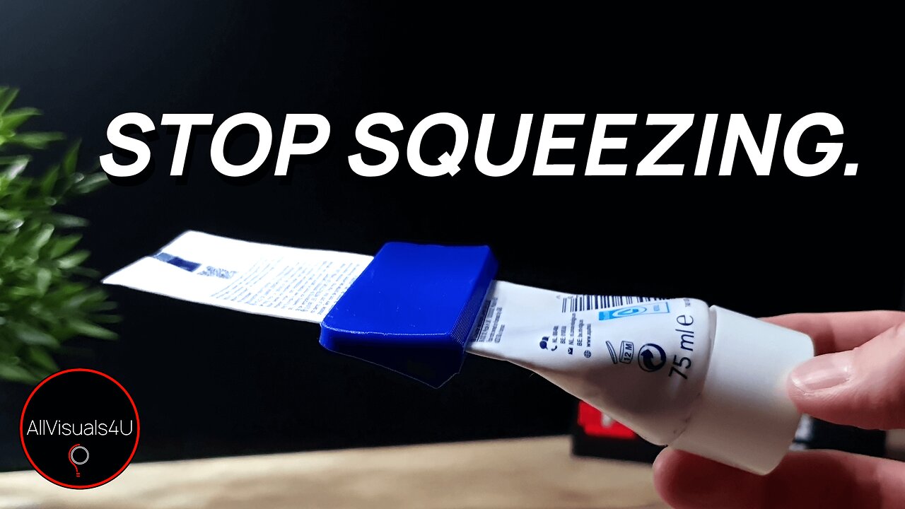 ✋ STOP Squeezing - EASY 3D Print Lifehack - Toothpaste Tube Squeezer 3D Print | #Shorts