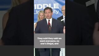 DeSantis speaks on Biden’s policy failure