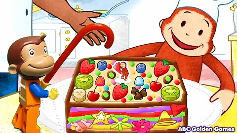 Curious George Birthday Cake in Busy Bakery 🐵 ABC Golden Games