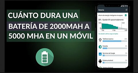 ¿Cuánto Dura una Batería de 2000mAh- 3000mAh- 4000mAh Y 5000mAh en un Móvil?