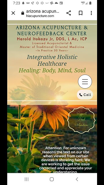 First acupuncture apt. Rebel helps mom get ready