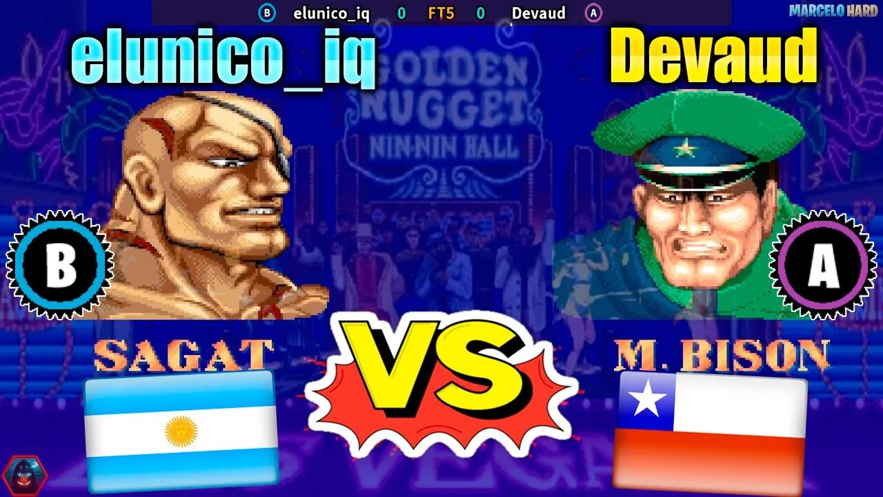 Street Fighter II': Champion Edition (elunico_iq Vs. Devaud) [Argentina Vs. Chile]