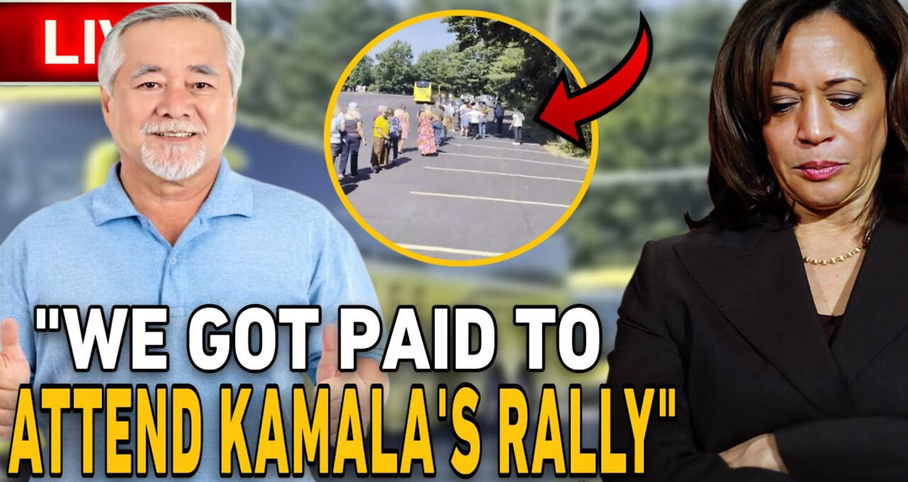 Kamala Harris PULLS DESPERATE Stunt Putting Over 1000 PEOPLE On 27 BUSES To Her Rally