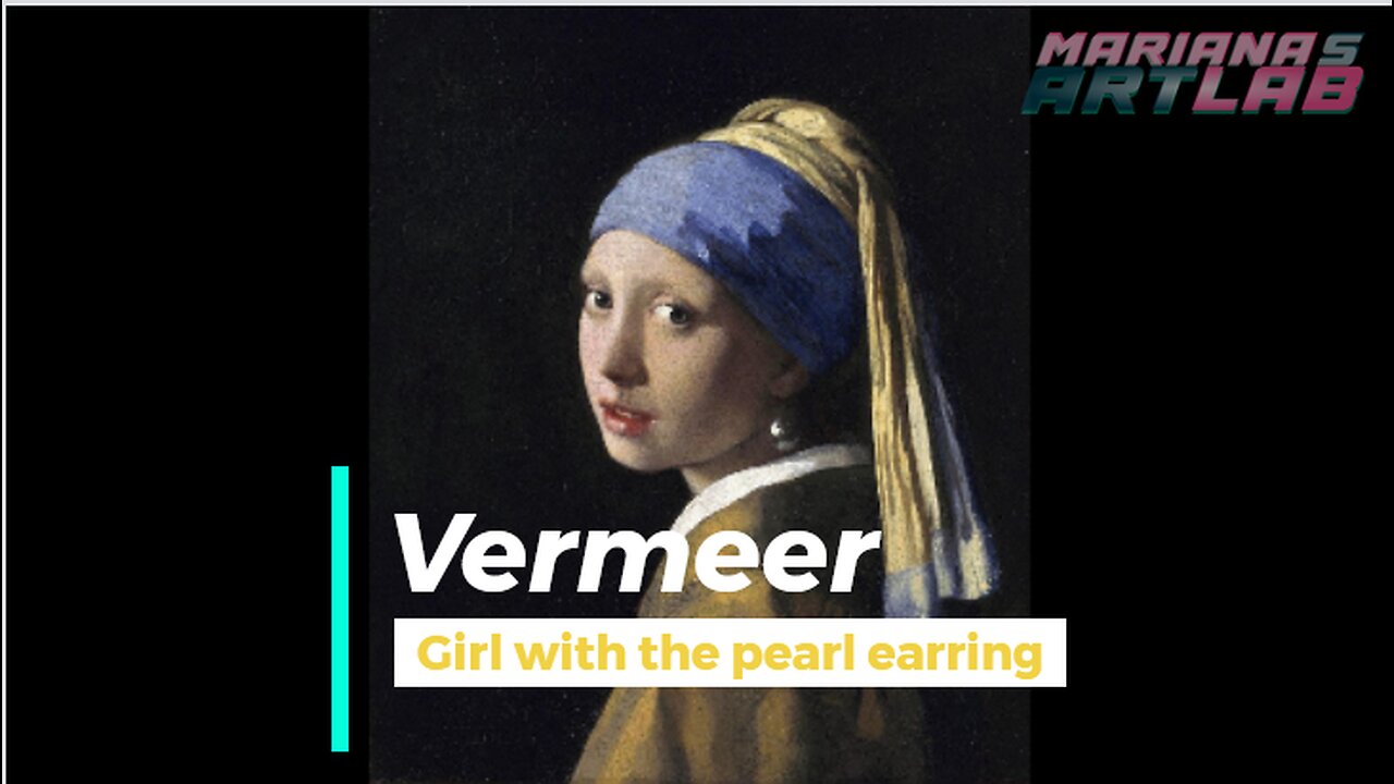 Girl with the pearl earring, digital pastel timelapse