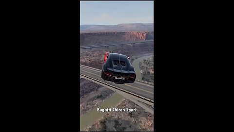 Jumping Car onto Bridge